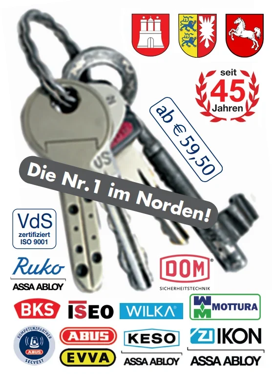 Schlüsselbund die Nummer 1 im Norden